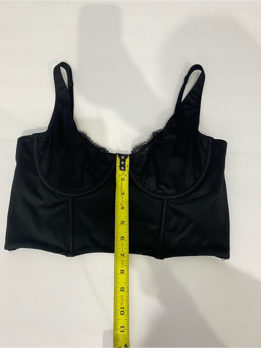Abercrombie & Fitch Lace and Satin Balconette Corset Black Size XL NWT - Picture 4 of 6
